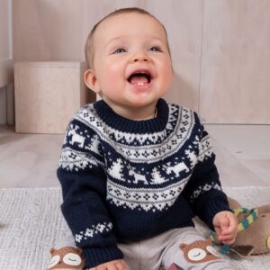 Bluum stickning - Vinternatt-tröja i Pure Eco Baby Wool
