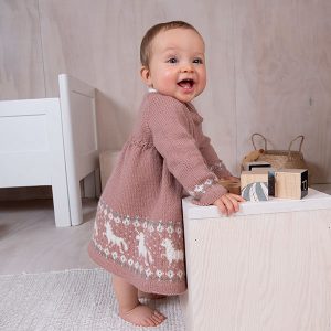 Bluum stickad klänning - Enhörning - Bluum Pure Eco Baby Wool
